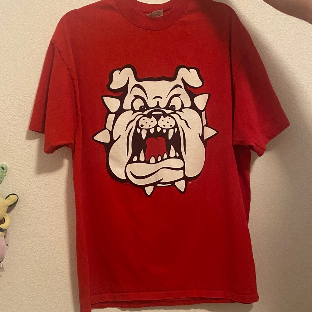 Champion Red Bulldog Dog T-Shirt